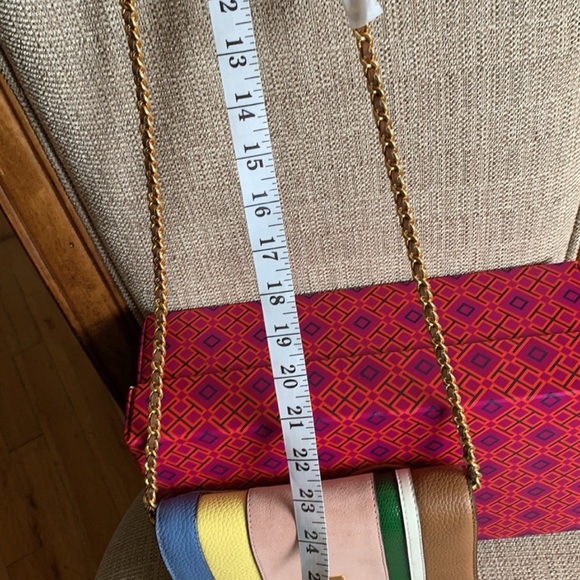 Tory Burch Britten Stripe Slim Envelope Wallet NWOT - Picture 5 of 7